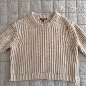 J. Crew - Size S - Women's Cream Crop Sweater